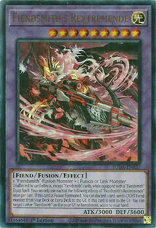 Fiendsmiths Rextremende - SUDA-EN037 -  Ultra Rare - 1st Edition
